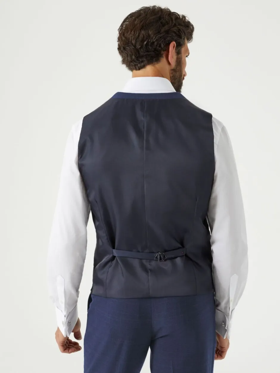 Vesten*Skopes Guildford Suit Soft Touch Check Waistcoat