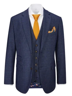 Blazers En Business-Jasjes|Pakken|Skopes maatgesneden Woolf geruit pak: colbert