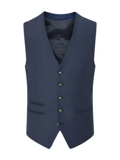 Vesten|Skopes Tailored Fit Wool Blend Joss Suit Waistcoat