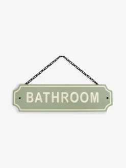 Decoraties*Next Slogan op het Badkamerdeurbord Saliegroen