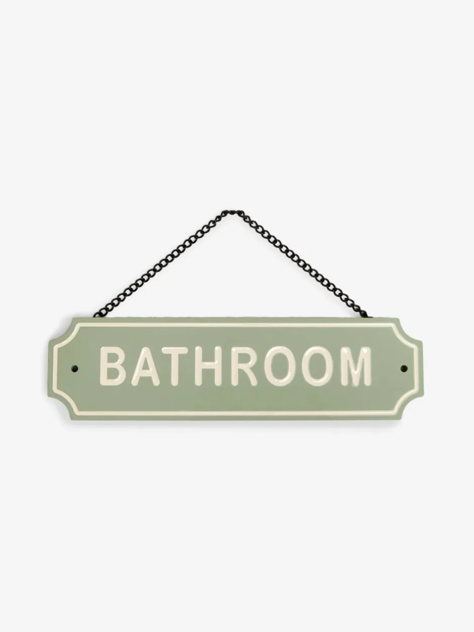 Decoraties*Next Slogan op het Badkamerdeurbord Saliegroen