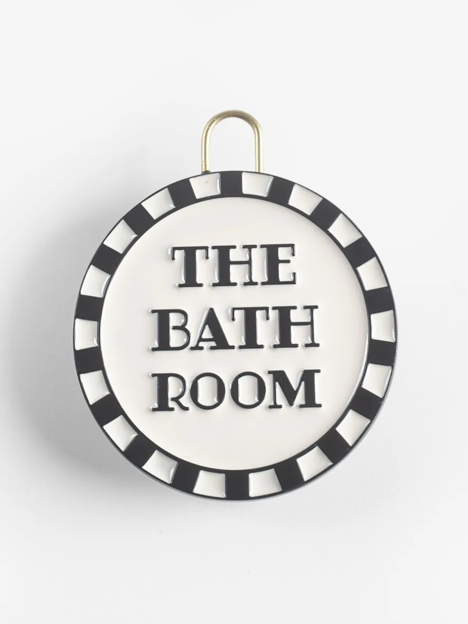 Decoraties*Next Slogan op het Badkamerdeurbord Zwart/wit