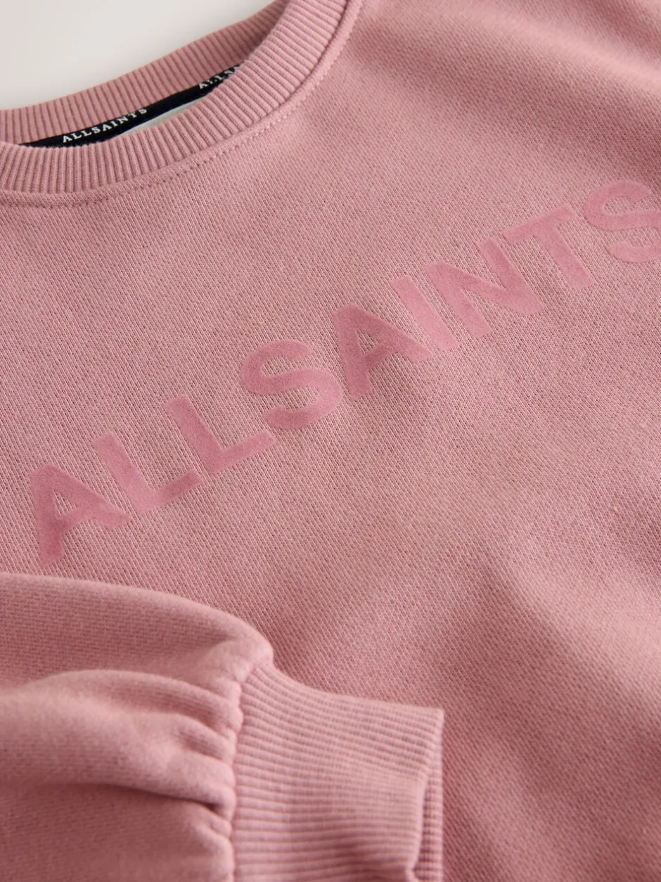 Gebreide Kleding*smALLSAINTS Amphia Flocked Logo Sweat Mock Dress