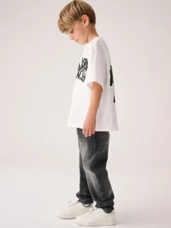 Jeans|smALLSAINTS Boys Straight Fit Denim 100% Cotton Jeans