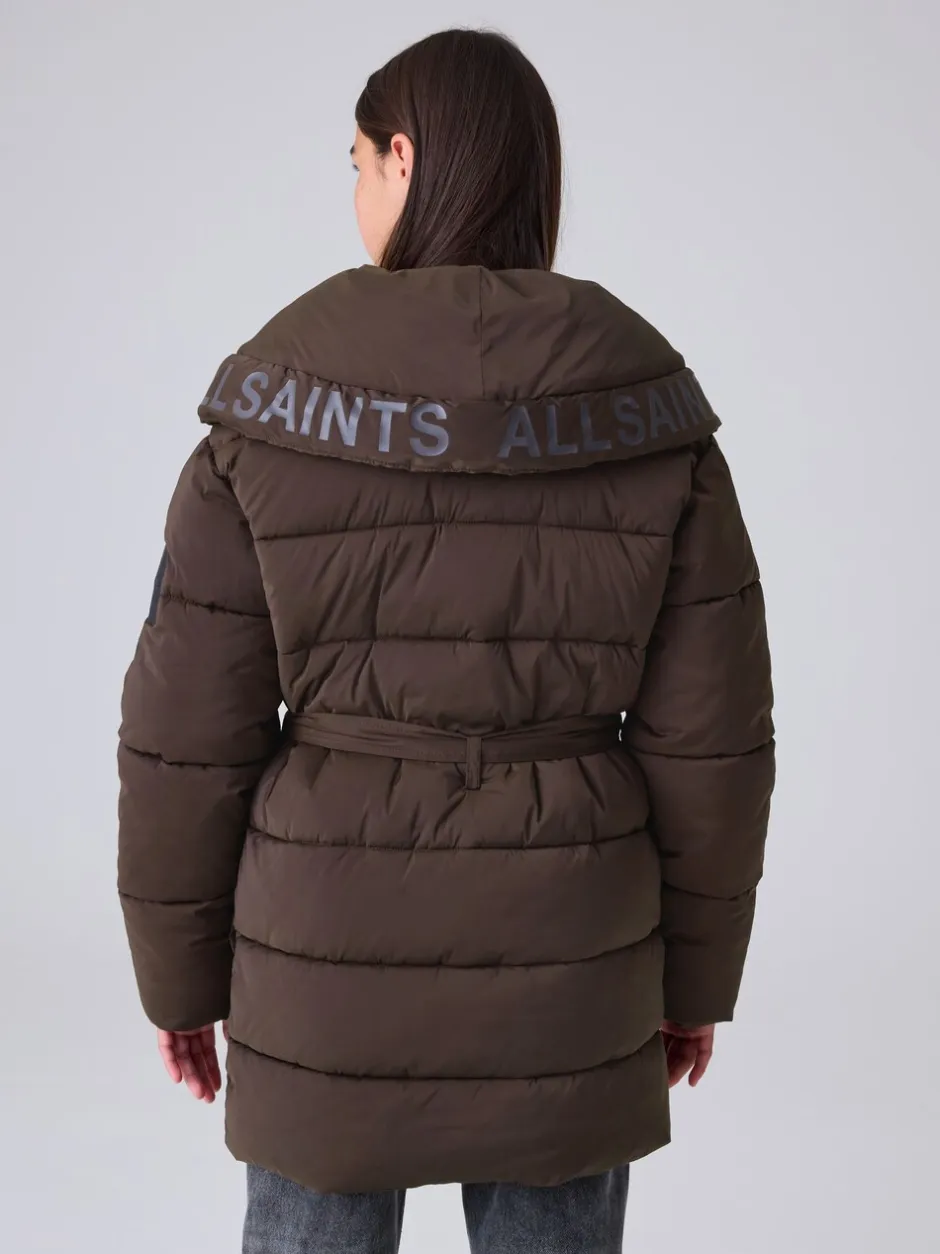 Jassen En Jacks|smALLSAINTS Gevoerde jas met strikceintuur