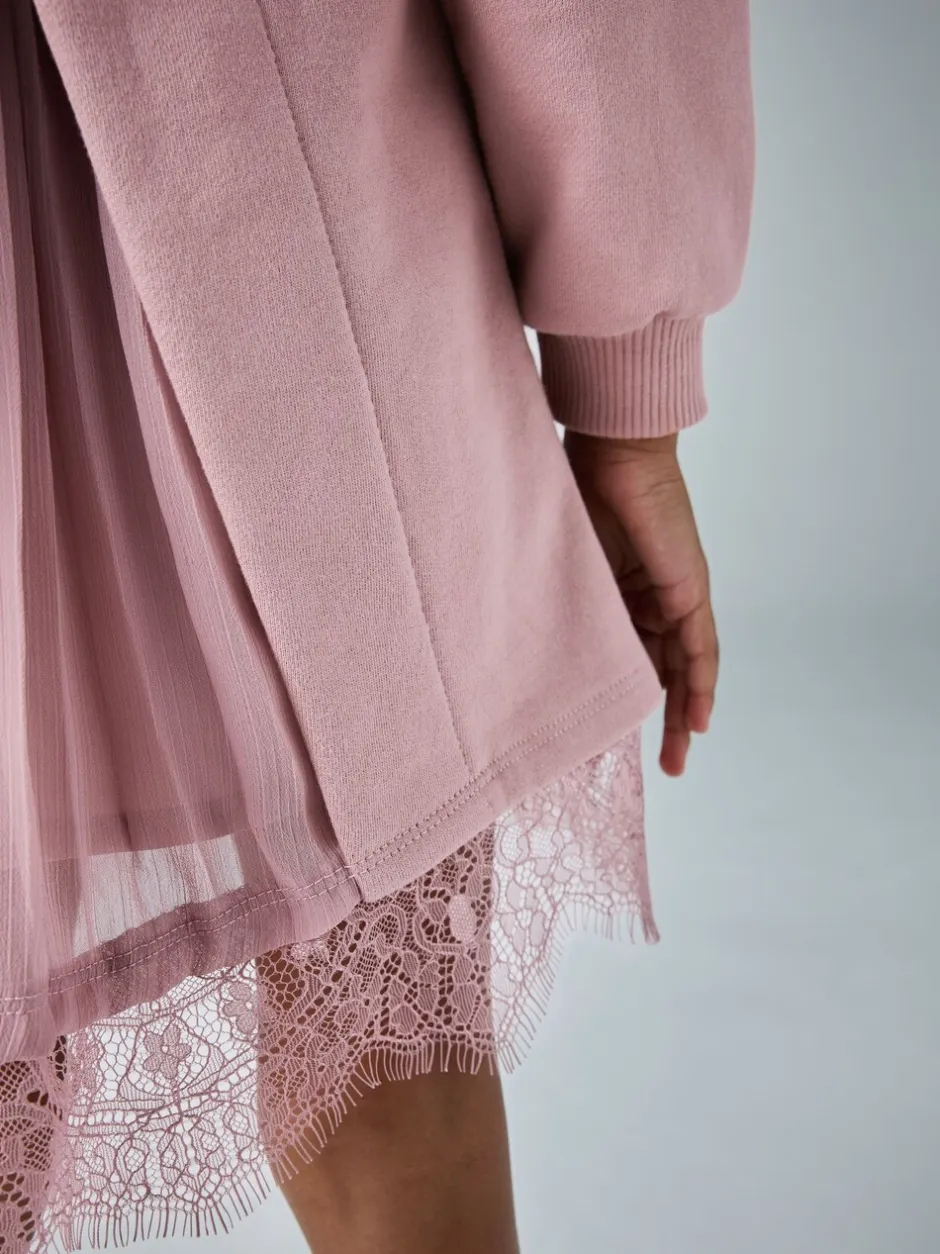 Jurken|Jurken|smALLSAINTS Lee Lace Younger Girls Sweat Dress