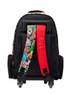 Tassen|Tassen|Smiggle Marvel Trolley Backpack with Light Up Wheels