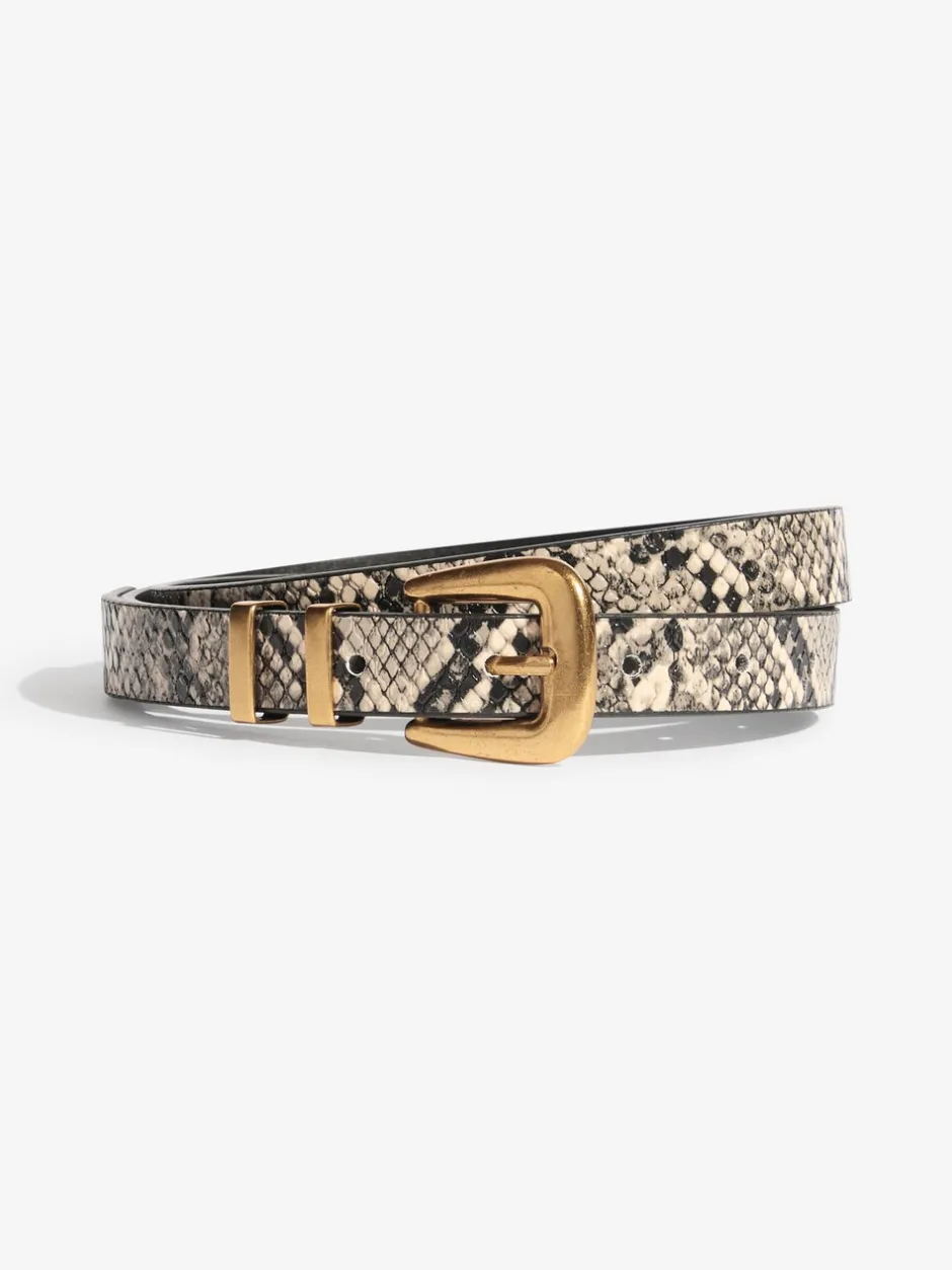 Ceintuurs|Friends Like These - Belts 3 Pack Snake Print, Burgandy and Black