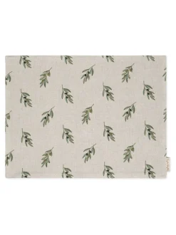Tafellinnen En Placemats |Sophie Allport Linnen Olijfgroene Placemats Set van 2