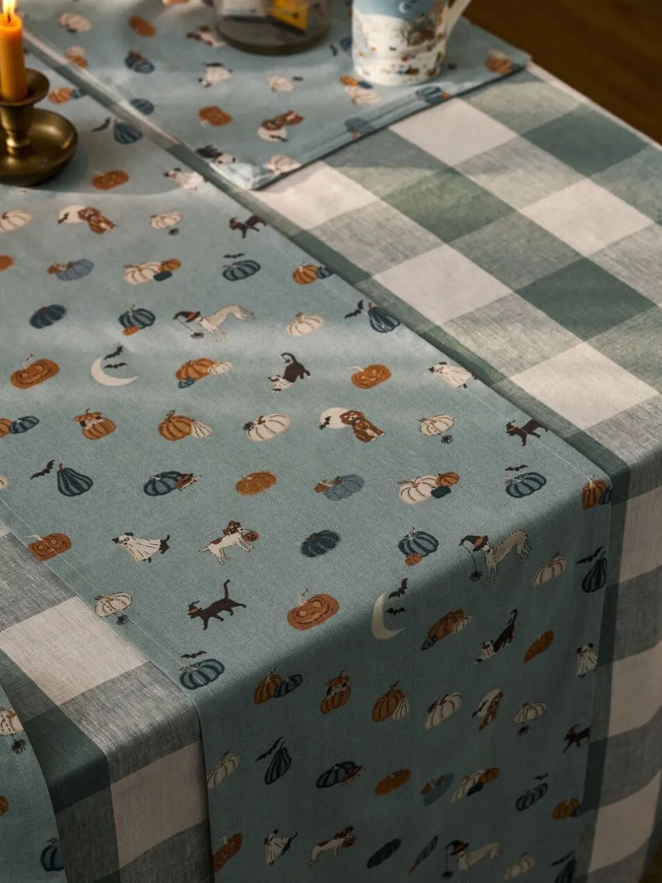 Tafellinnen En Placemats |Sophie Allport Paws & Pumpkins tafelloper