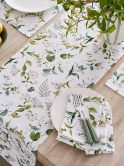 Tafellinnen En Placemats |Sophie Allport Wild Floral Print Cotton Table Runner