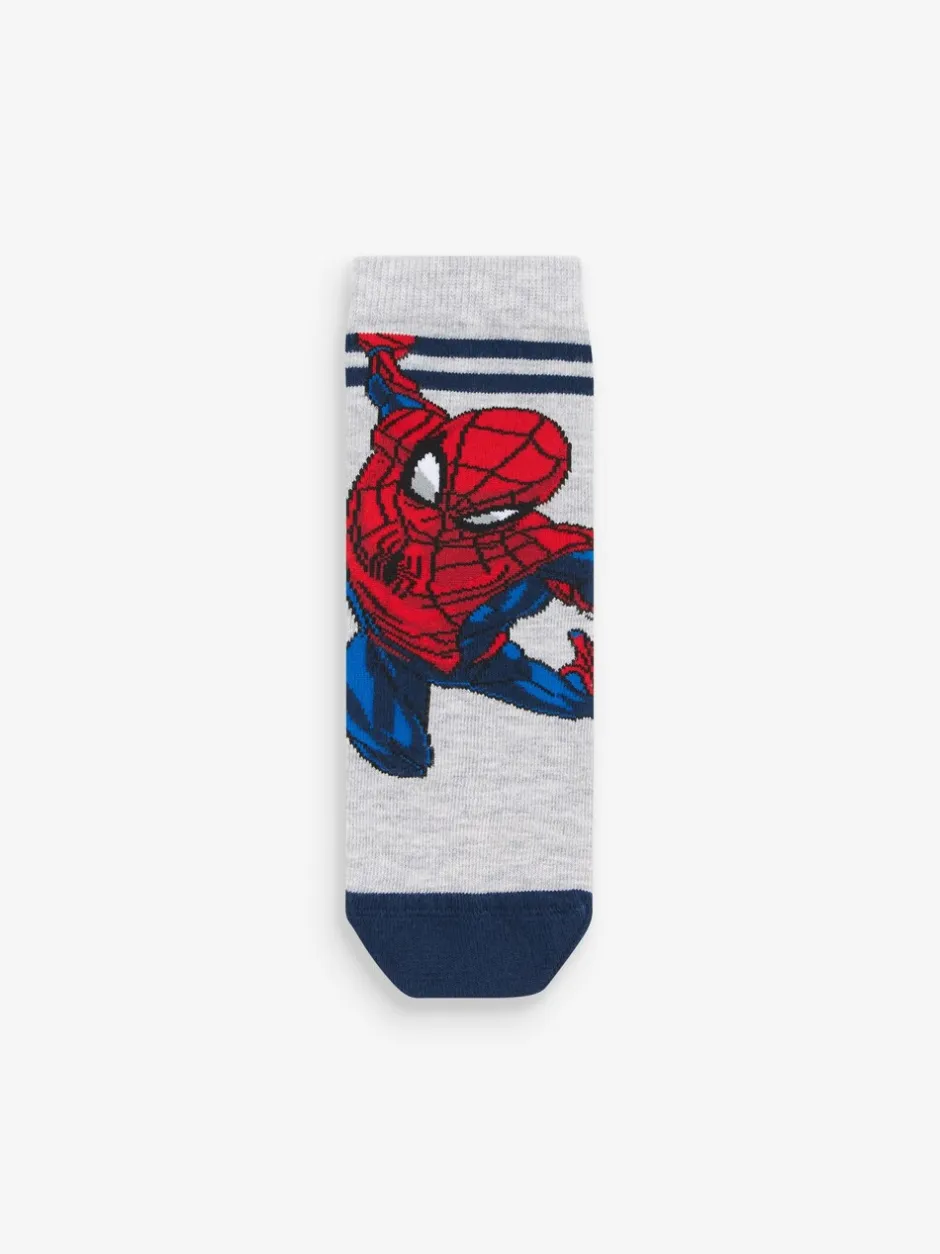 Sokken|Next Spiderman - Verpakking van 5 paar Character sokken met hoog katoengehalte