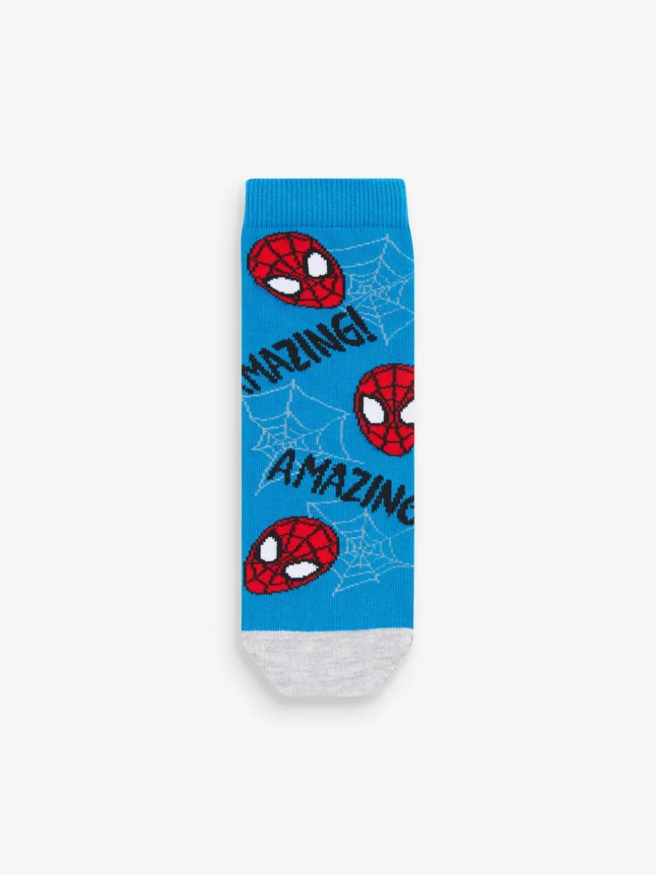Sokken|Next Spiderman - Verpakking van 5 paar Character sokken met hoog katoengehalte