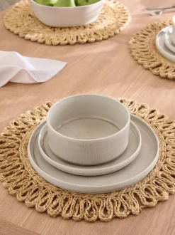 Eetservies En Pastaschalen*Next Stamford - 12-Delig dinerservies