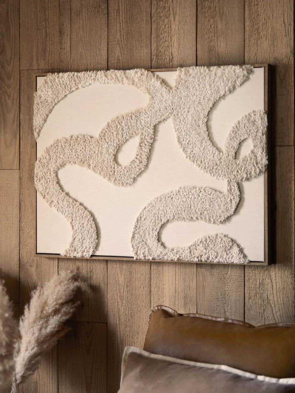Canvassen En Kunst Voor Aan De Wand*Next Stof Boucle Abstract ingelijste Wanddecoratie