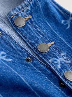 Jumpsuits En Playsuits*Next Strikjesprint - Sleeveless Denim Jumpsuit (3mths-8yrs)