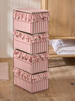 Thuiskantoor*Next Stripe Frill Storage Drawers