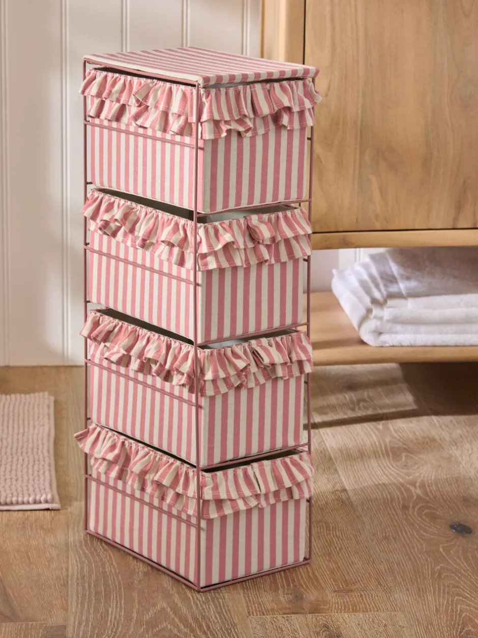 Thuiskantoor*Next Stripe Frill Storage Drawers