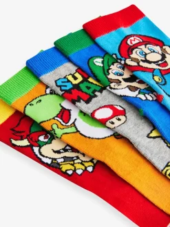 Sokken|Next - Verpakking van 5 paar Character sokken met hoog katoengehalte Super Mario