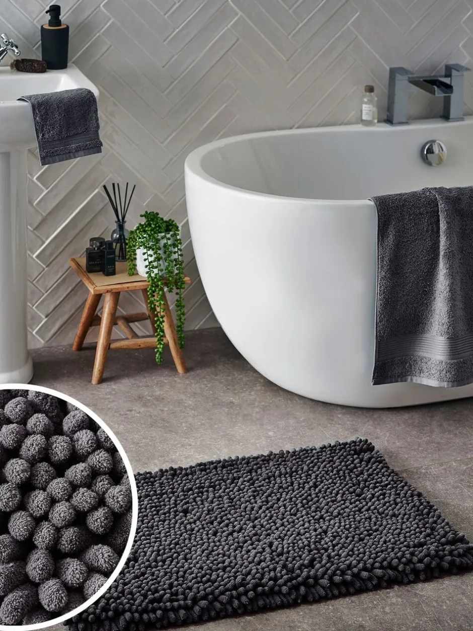 Handdoeken En Badmatten*Next Super pluche bobbeltjesmat
