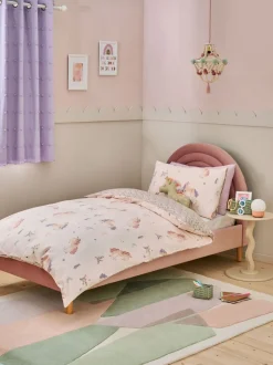 Kinderbeddengoed|Beddengoedsets En Dekbedovertrekken*Next Superzachte 100% geborsteld katoenen dekbedovertrek- en kussensloopset Eenhoornprint