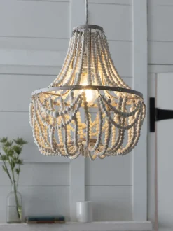 Lampenkappen|Verlichting|Next Tahlia - Easy-fit hanglamp Natuurlijk