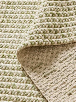 Vloerkleden En Lopers|Vloerkleden En Lopers*Next Tapijt met breiteffect Grijs-groen