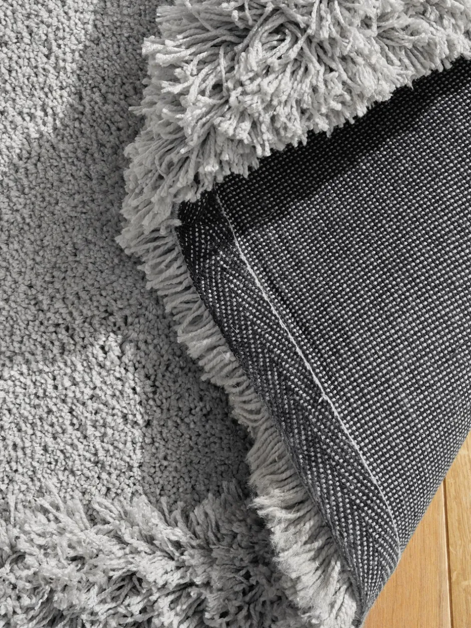 Vloerkleden En Lopers|Vloerkleden En Lopers*Next Tapijt met fluffy rand Middengrijs