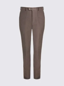Formele Broek|MOSS Taupe - Brushed Cord Trousers