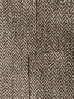 Blazers En Business-Jasjes|Next - Normale Pasvorm - Blazer met visgraatmotief en hoog wolgehalte Taupe