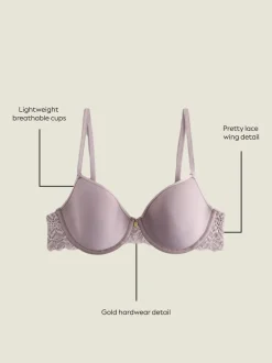 Beha's*Next - Premium Ultiem Comfort Lichtgewicht Ademende T-shirt Beha Taupe