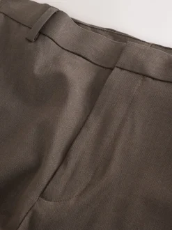 Formele Broek*Next - Aansluitend - Elasticated Waist Motionflex Stretch Smart Trousers Taupe bruin