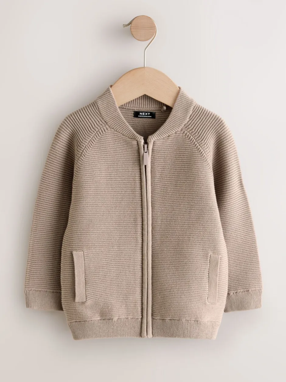 Truien En Breisels*Next Taupe bruin - Vest met ritssluiting (3 mnd-7 jr)