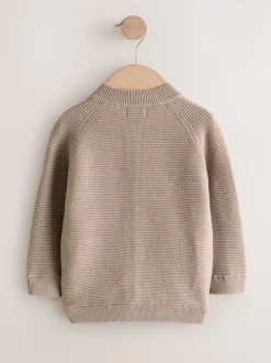 Truien En Breisels*Next Taupe bruin - Vest met ritssluiting (3 mnd-7 jr)