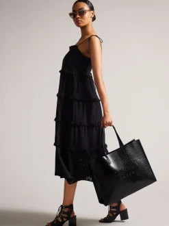 Tassen|Ted Baker - Seacon - Tas met klein icoontje en kruisjesmotief
