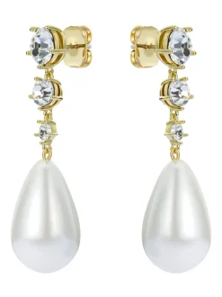 Sieraden|Ted Baker Pearsti: Opvallende oorbellen met kristallen kralen en hangers