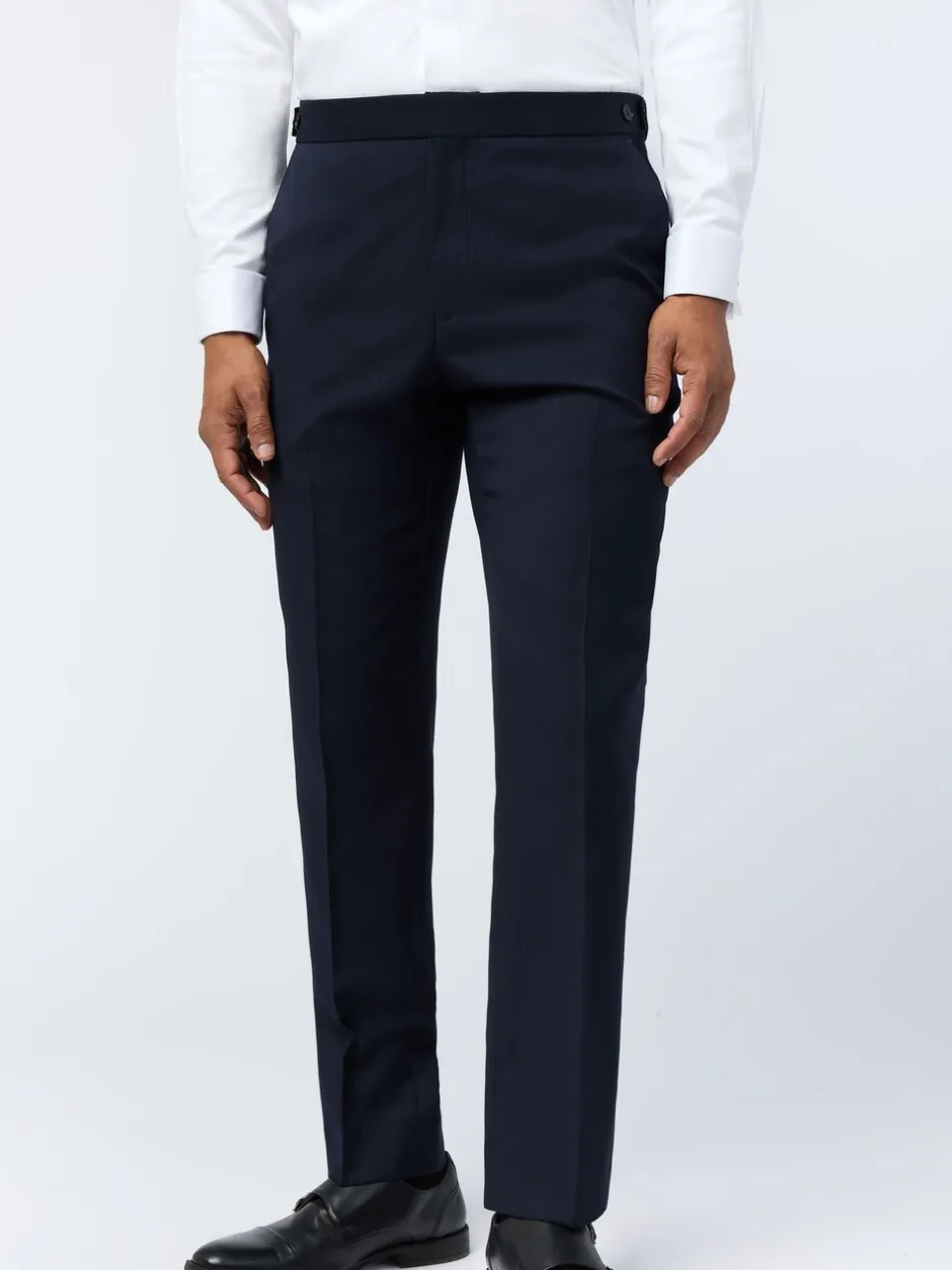 Smokings En Feestkleding*Ted Baker Tailoring - Blauwe smokingbroek