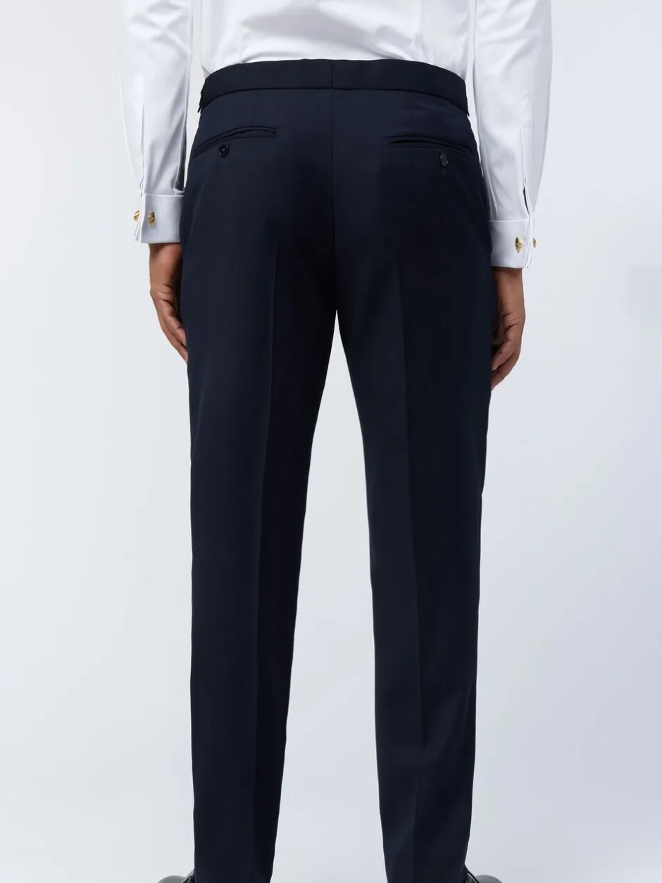 Smokings En Feestkleding*Ted Baker Tailoring - Blauwe smokingbroek