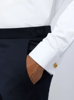 Smokings En Feestkleding*Ted Baker Tailoring - Blauwe smokingbroek
