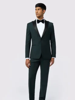 Smokings En Feestkleding*Ted Baker Tailoring Green Forest Tuxedo Jacket