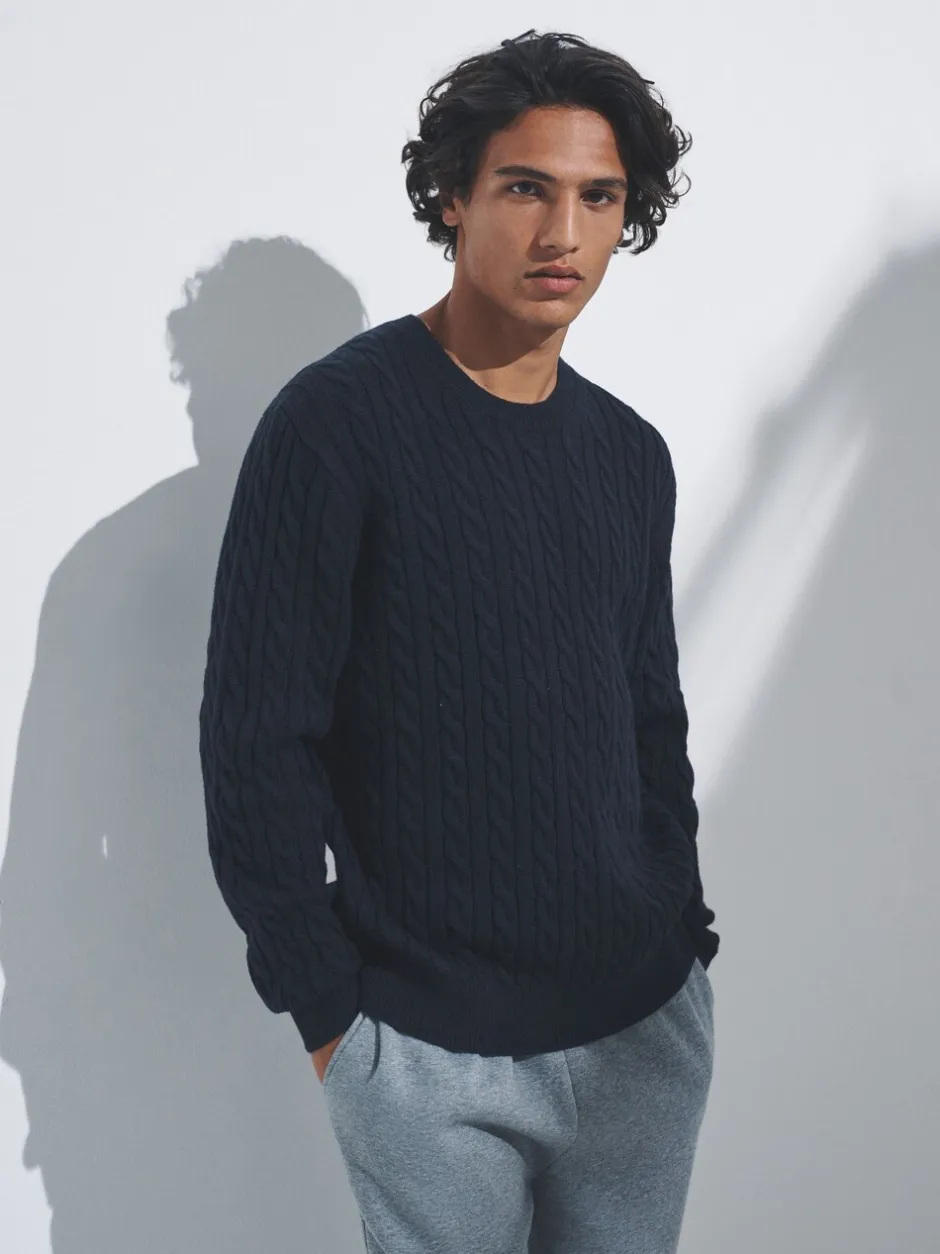 Gebreide Kleding*The Set 2 Pack Cable Knit Jumpers with Wool