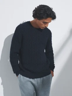 Gebreide Kleding*The Set 2 Pack Cable Knit Jumpers with Wool