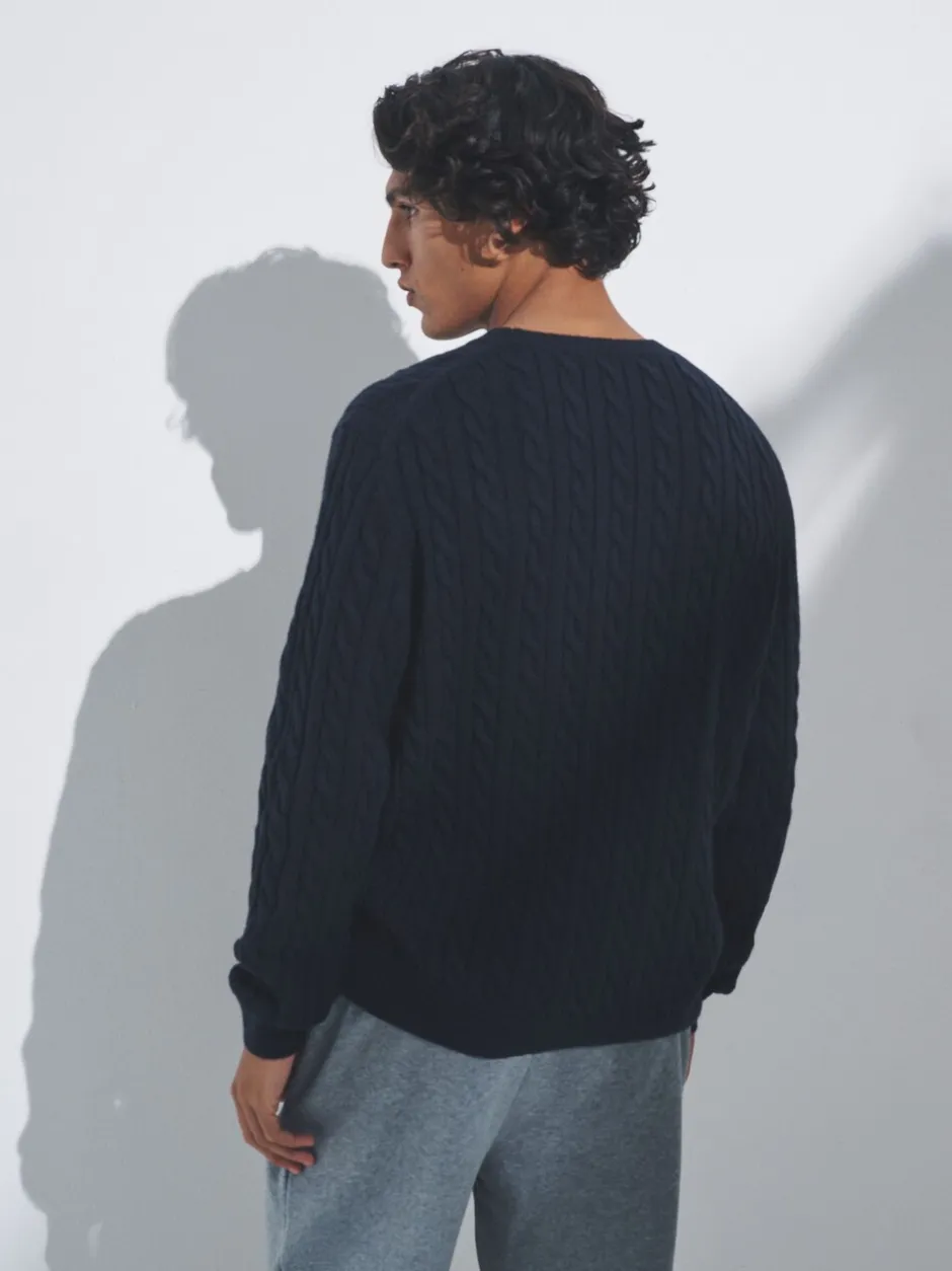 Gebreide Kleding*The Set 2 Pack Cable Knit Jumpers with Wool