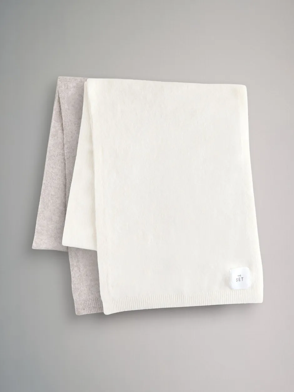 Mutsen, Handschoenen En Sjaals|The Set 2 Pack Fine Knit Scarf Set