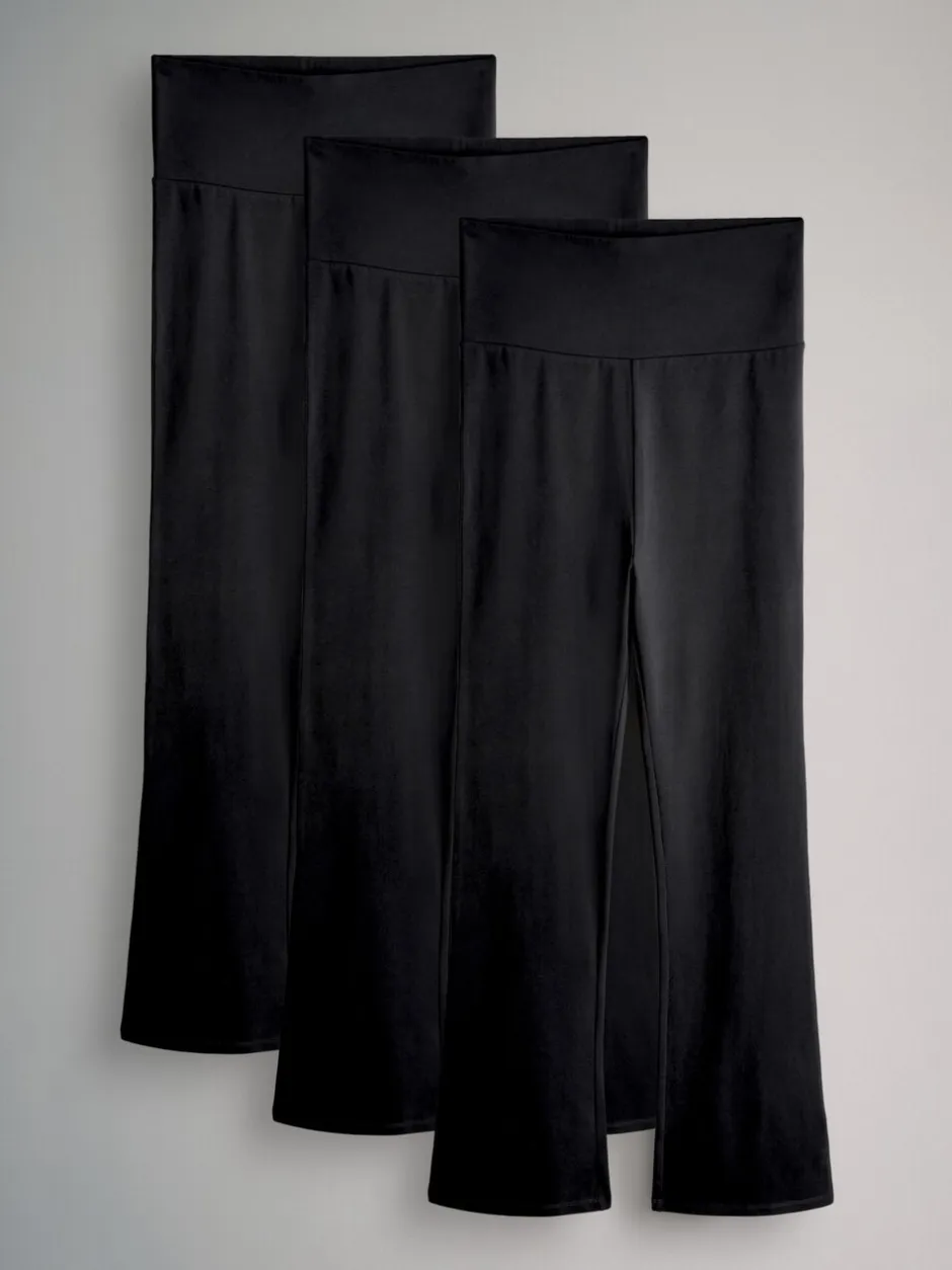 Leggings En Joggingbroeken|The Set 3 Pack Flared Leggings