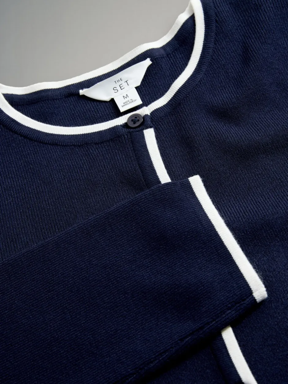 Gebreide Kleding|The Set 2 Pack gebreide vesten met punt
