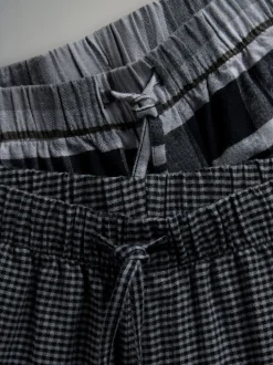 Pyjama's|Loungewear*The Set 2 Pack Jersey T-Shirt and Flannel Pyjamas
