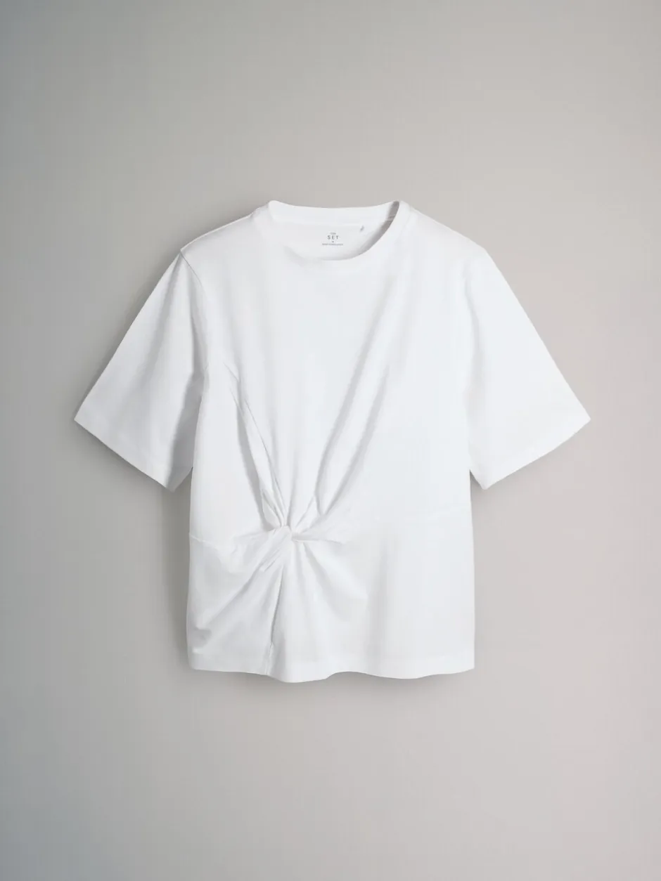 Tops En T-Shirts|The Set 3 Pack Knot Front T-Shirts