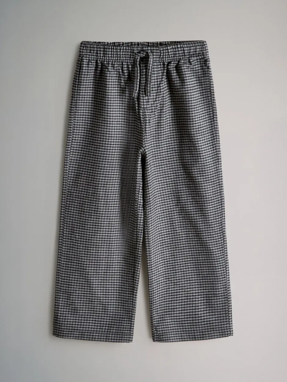 Pyjama's|The Set 2 Pack Long Sleeve Cotton Jersey T-Shirt and Woven Bottom Pyjamas Set