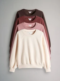 Hoody's En Sweatshirts|The Set 4 Pack Raglan Sweat Tops